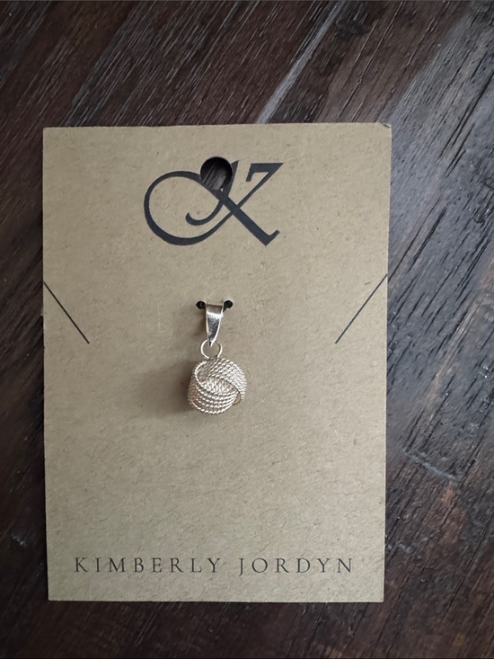 KimberlyJordyn Jewelry - Sterling Silver Twisted Knot Pendant